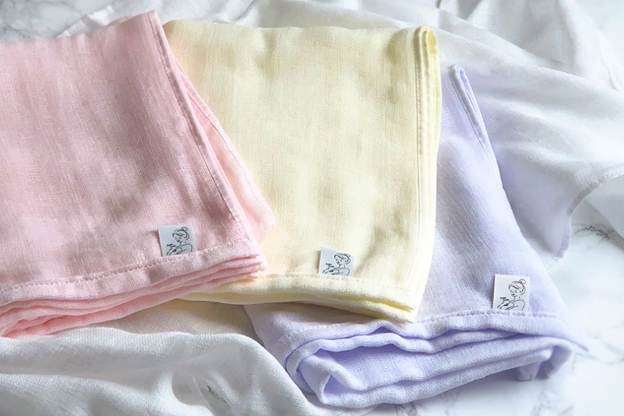 長さ90cmの絶妙な丈感。頭に巻きやすく、ズレ落ちにくい。従来品ロングサイズ（100cm）より。お求めやすい価格になっています。